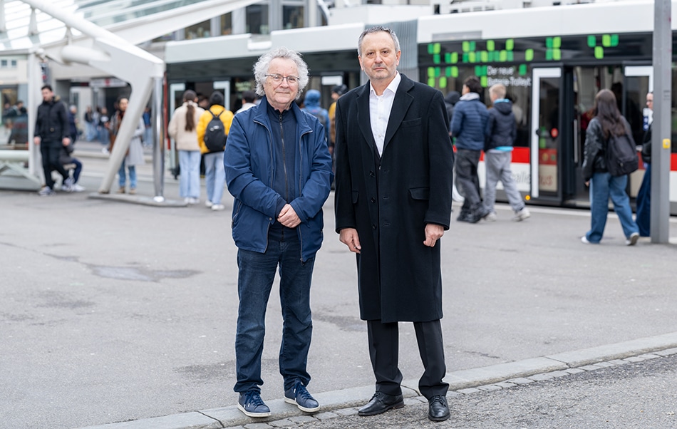 Vića Mitrović und Cyrill Stieger