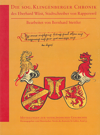Die sog. Klingenberger Chronik des Eberhard Wuest