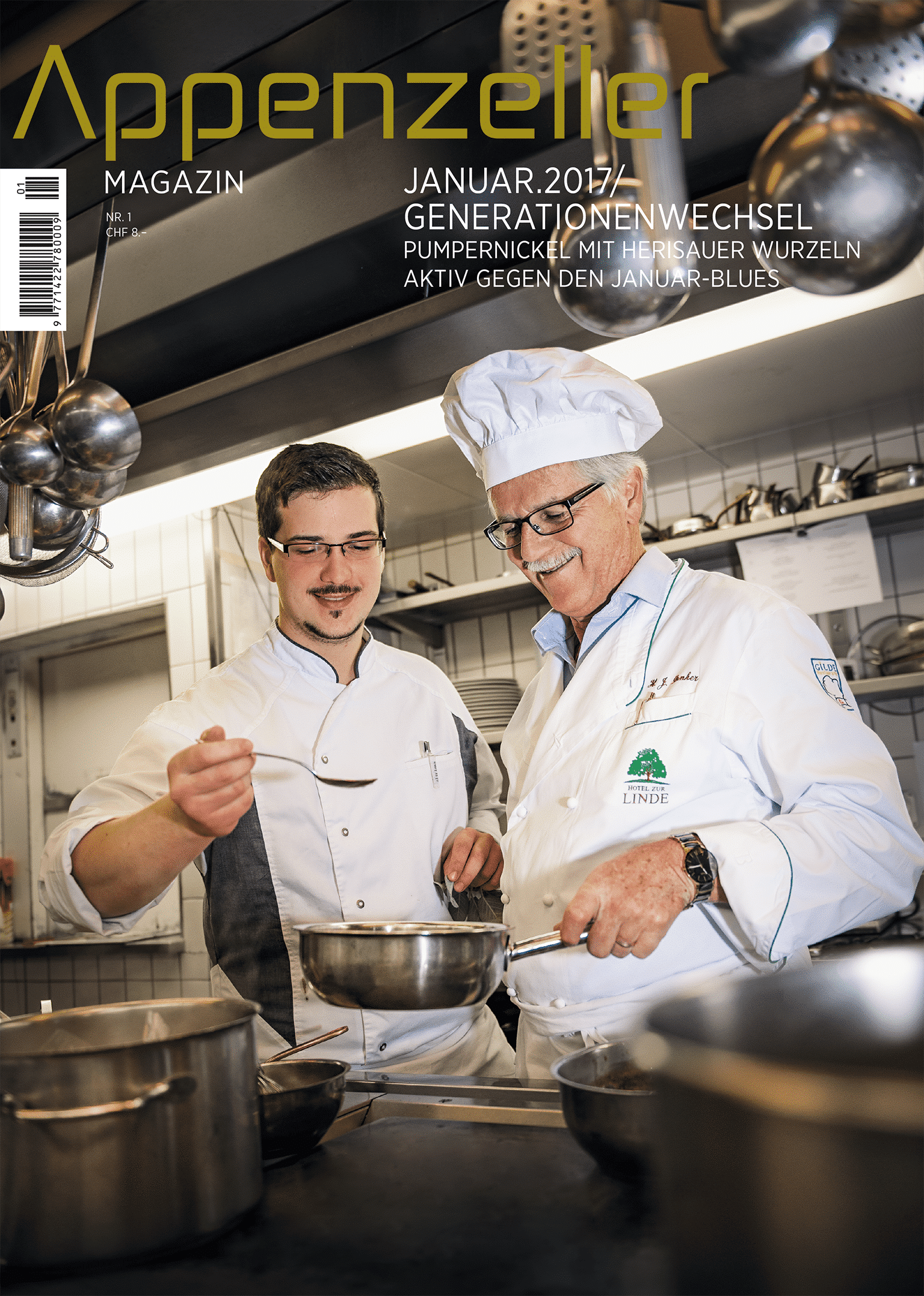 Appenzeller Magazin Januar 2017 Generationenwechsel Pumpernickel Aktiv gegen den Januarblues