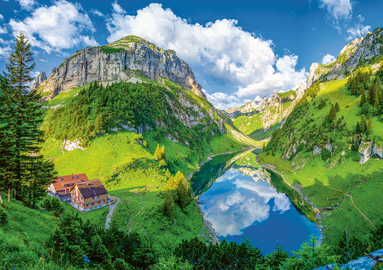 Karte Bergrestaurant Bollenwees mit Fählensee