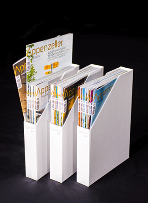 Sammelboxen für Magazine