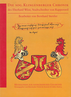 Die sog. Klingenberger Chronik des Eberhard Wuest